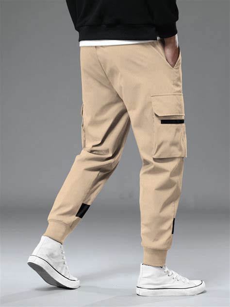 Buy Men Beige Printed Cargo Jogger Online at 359 Rs – TRIPR