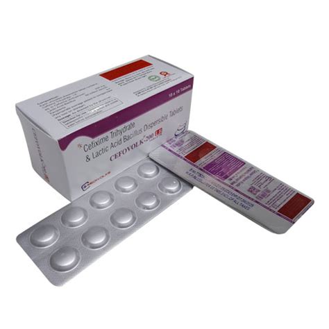 CEFOVOLK-200 LB Tablets Medivolks Pharma