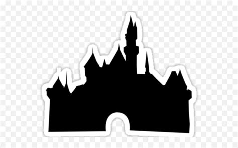 Walt Disney Castle Silhouette - Simple Disney Castle Silhouette Png ...