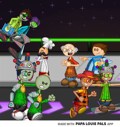 Papa louie characters in my papa louie a.u (yes, I said au because I ...