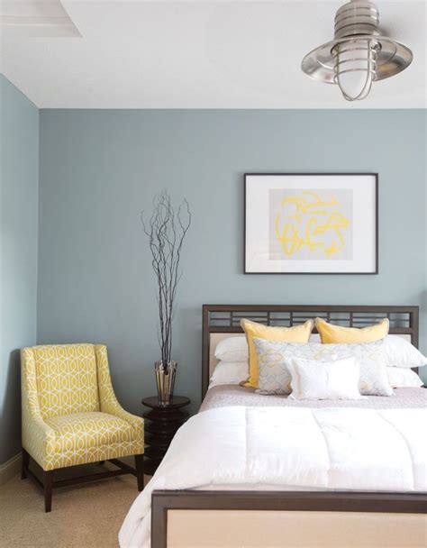 blue white and yellow bedroom ideas