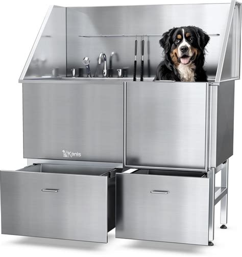 Amazon.com: KANIS Professional Stainless Steel Dog Bathing Station ...
