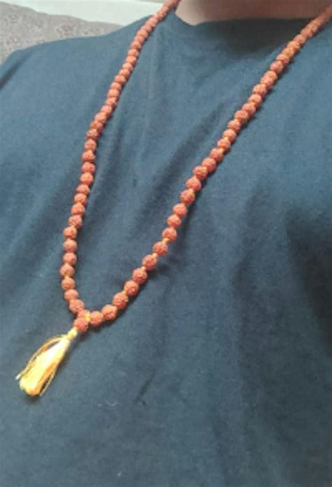 Brown Rudraksha Mala - 108+1 Beads – Japam