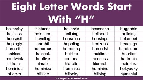 English Dictionary H Words at Shirley Levy blog