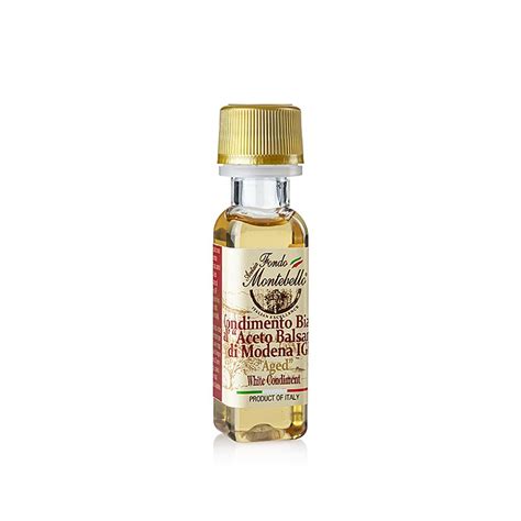 Condimento Balsamico, putih, Fondo Montebello, 20ml, Botol PE | GOURMET ...
