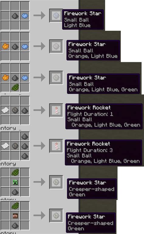 How to Use Firework Stars in MC 的图像结果