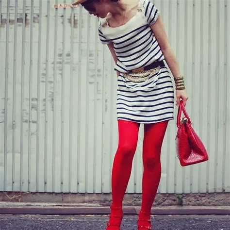 13 Ways to Wear Red Tights