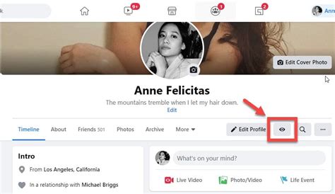 Image result for Facebook Profile View