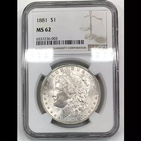1881 Morgan Silver Dollar NGC MS-62 - Old Pueblo Coin