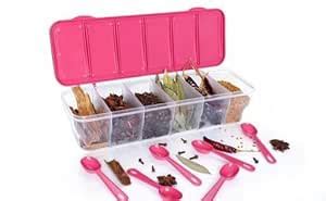 Buy Multipurpose 6-in-1 Masala Box for Kitchen| Airtight BPA-Free ...