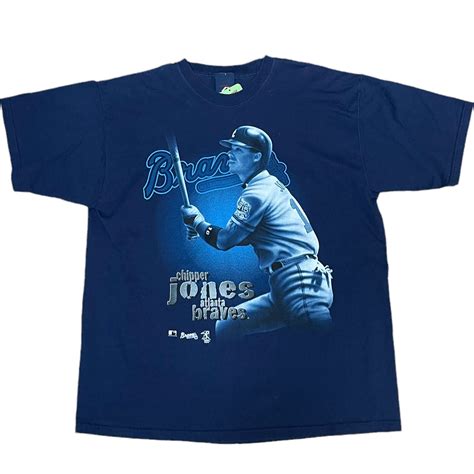 Vintage Chipper Jones Atlanta Braves T-shirt 90s MLB Baseball – For All ...