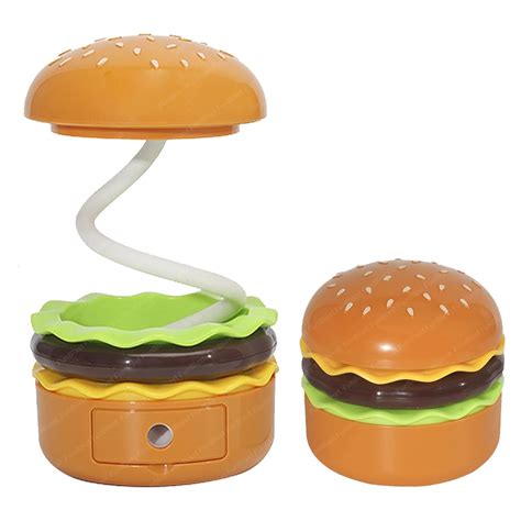 Buy VR Creatives Burger Design Desk Light for Kids & Adults ...