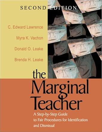 Buy The Marginal Teacher: A Step-by-Step Guide to Fair Procedures for ...
