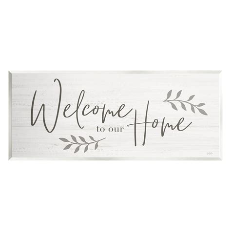 Ebern Designs Welcome to Our Home Country Sign by Natalie Carpentieri - Unframed Graphic Art on ...