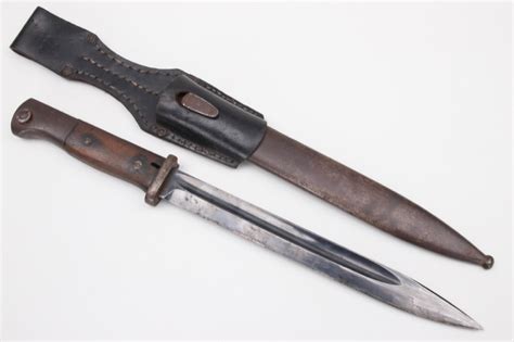 ratisbon's | Wehrmacht combat bayonet 84/89 with frog - number matching ...