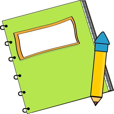 Clip Art > Green Notebook | Clipart Panda - Free Clipart Images