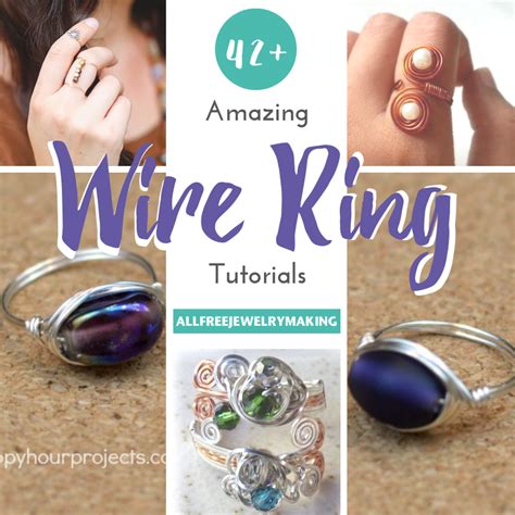 Image result for Herringbone Wire Wrapped Ring Tutorial