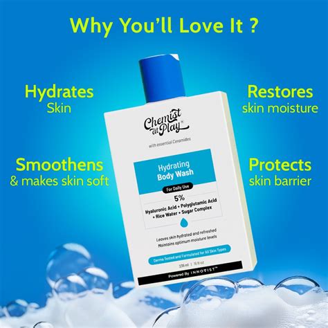Buy Chemist at Play Hydrating Body Wash with Hyaluronic Acid & Coconut ...