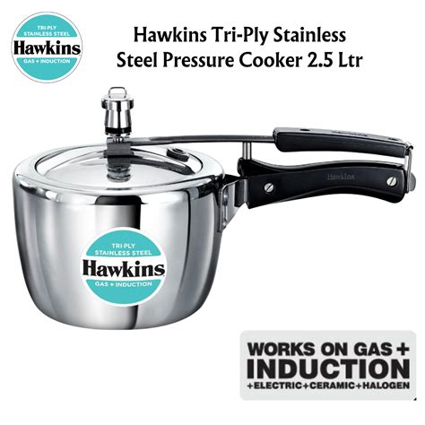 Hawkins Tri-Ply Stainless Steel Pressure Cooker – Surana Sons