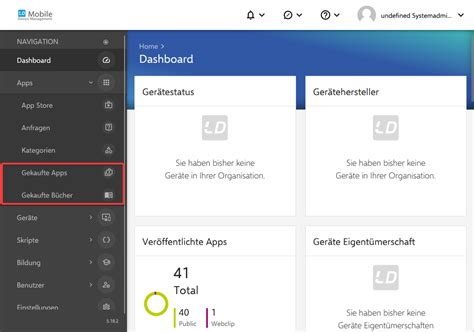 Gekaufte Apps & Bücher - Dokumentation