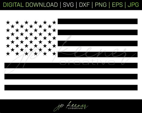 Buy US Flag SVG American Flag Cut Files American Flag DXF Cricut Design ...