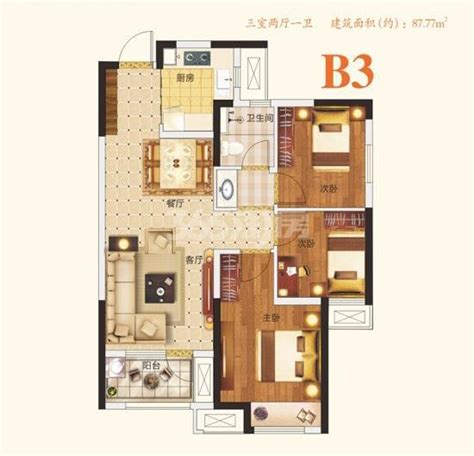60平米房子设计平面图_土巴兔装修效果图