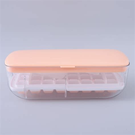 Buy UMAI Ice Cube Trays with Scoop | 24 compartments | One-Press ...