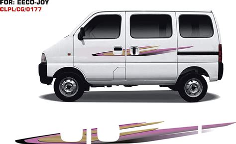 Car Side Full Body Graphics Stickers, Pink-Yellow, Both Sides for Maru ...