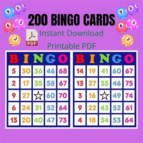 Printable Bingo Cards 175 Free - Printable Board Games