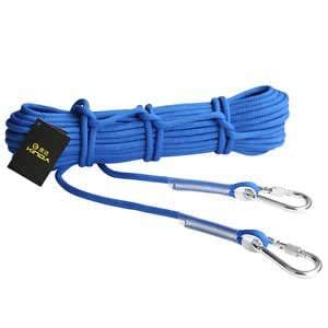 10M Outdoor Climbing Rope Rappel Abseil Arborist Protect Rope Carabiner ...