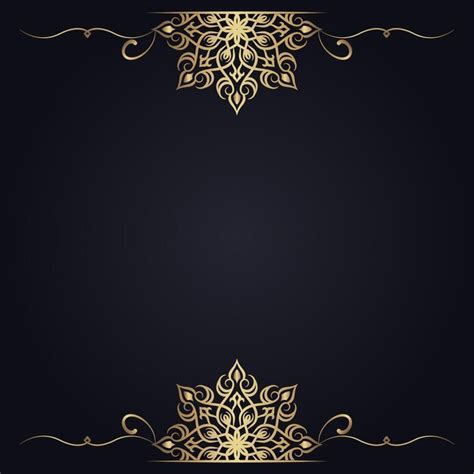 Luxury background with mandala ornamen | Premium Vector