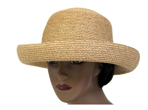 Women’s :: Straw :: Fine Raffia Upturn Brim Hat