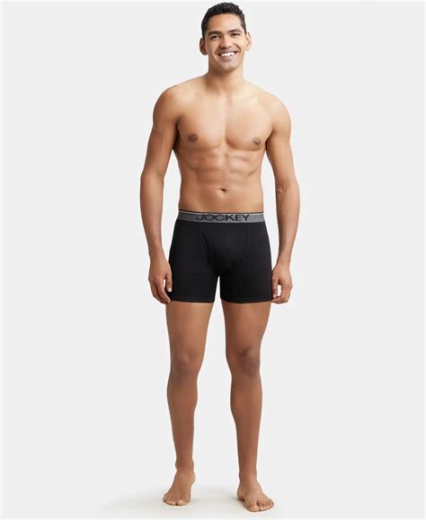 Buy Super Combed Cotton Rib Solid Boxer Brief with Ultrasoft and ...