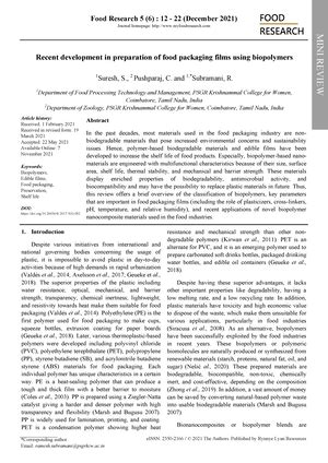 PDF transcription - Msc food tech - Studocu