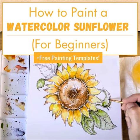 Image result for Watercolour Sunflower Tutorial