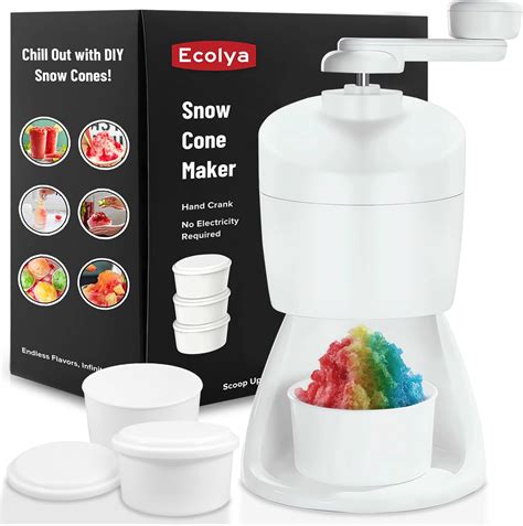 Amazon.com: Snow Cone Machine Manual, Shaved Ice Maker Machine for Home ...