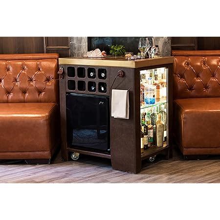 HAUS OF BARS by SpeedX - Model Y Stylish Bar Trolley, Gold Finish with ...