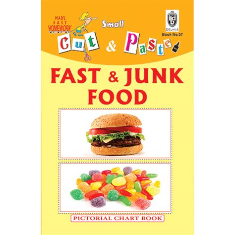 Cut and paste book of FAST FOOD