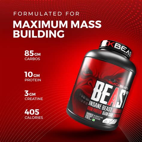 BLACKBEAST BEAST MASS GAINER – BLACKBEAST NUTRITION