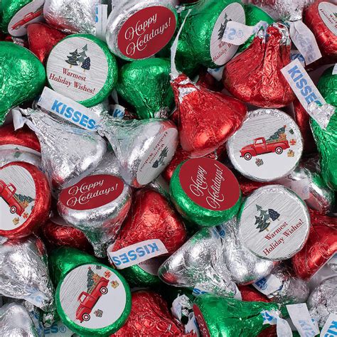 270 Pcs Christmas Candy Chocolate Hershey's Kisses Bulk (3lb) - Vintage ...