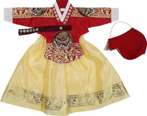 Buy Girl Baby First Birthday Party Celebration Hanbok Korean ...