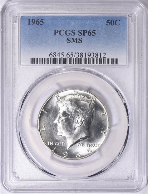 1965 Kennedy Half Dollar SMS PCGS SP-65 (Item 831754 ...
