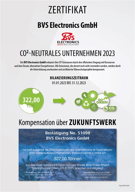 Umweltschutz | BVS Electronics