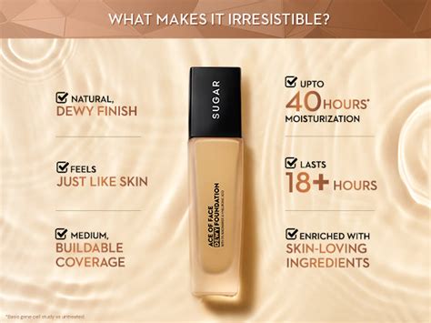 Sugar Dewy Foundation for Indian Skin | SUGAR Cosmetics