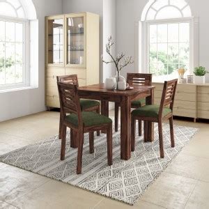 WAITROSE Solid Wood 4 Seater Dining Table Price in India - Buy WAITROSE ...