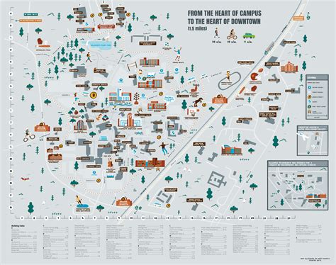 Illustrated Campus Map of Western Michigan University — Nate Padavick