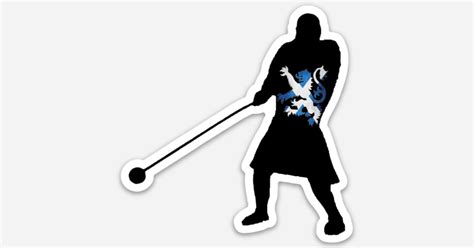 Hammer Throw Die Cut by KiltedKodger | Die cut stickers | Sticker Mule ...