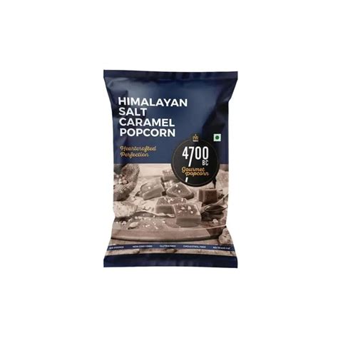 4700BC Gourmet Popcorn - Himalayan Salt Caramel, 125 g