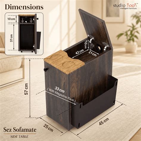Sez Sofamate Left Side & End Table – StudioKook