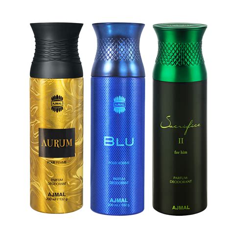 Aurum & Blu & Sacrifice II Deodorant Spray - For Unisex (200 ml, Pack ...
